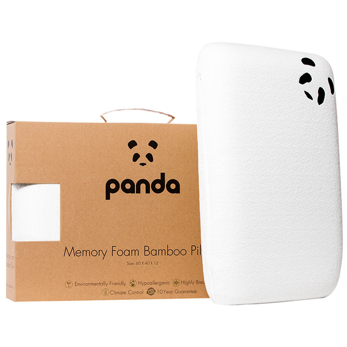 Panda Memory Foam Bamboo Pillow