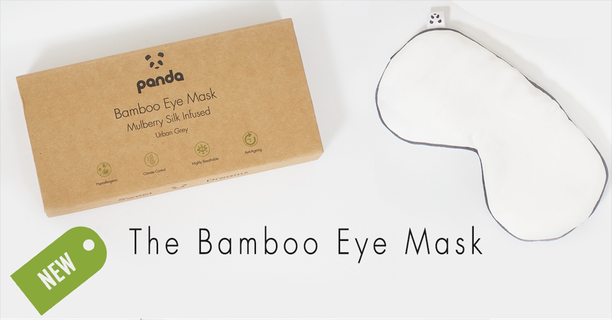 Panda Bamboo Eye Mask - Mulberry Silk Infused