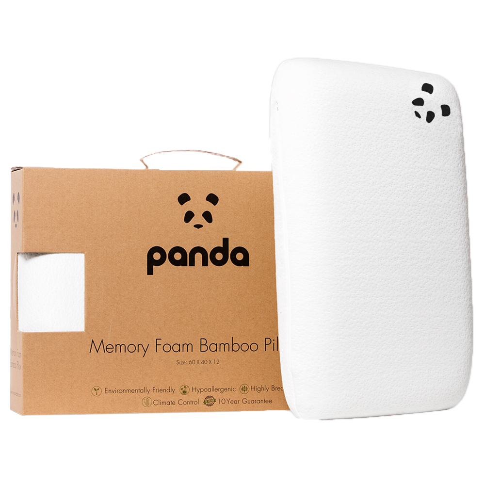 Panda Luxury Memory Foam Bamboo Pillow